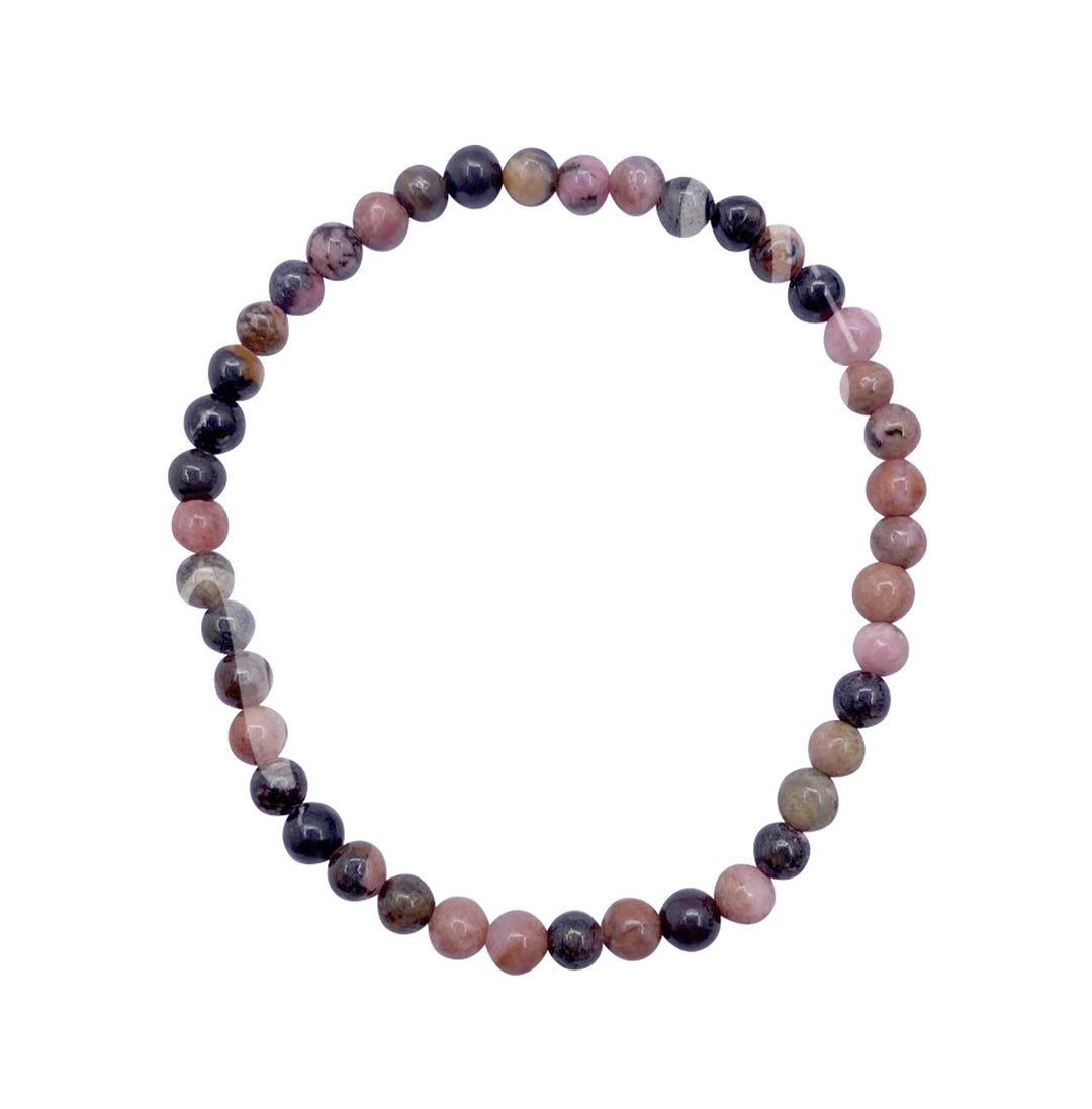 Bracelet Rhodonite (4-4.5mm) 7.15-7.25"