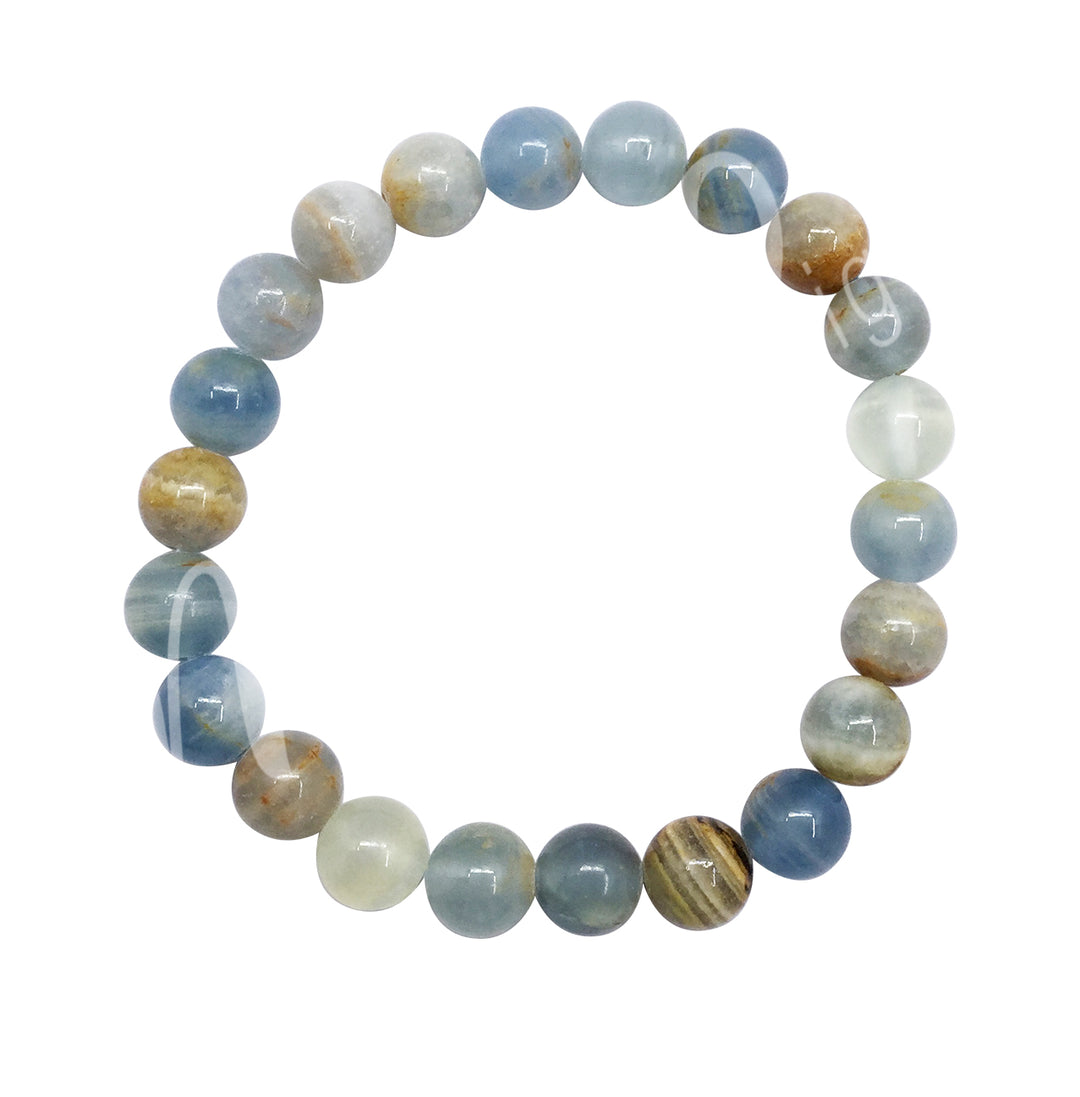 Bracelet Blue Onyx 7.15-7.25"
