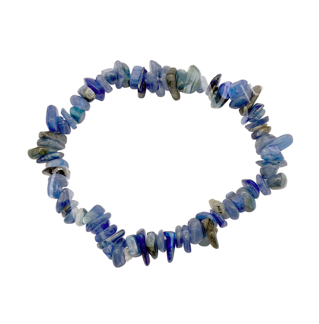 Bracelet Chips Kyanite (5-8mm) 7.15-7.25"