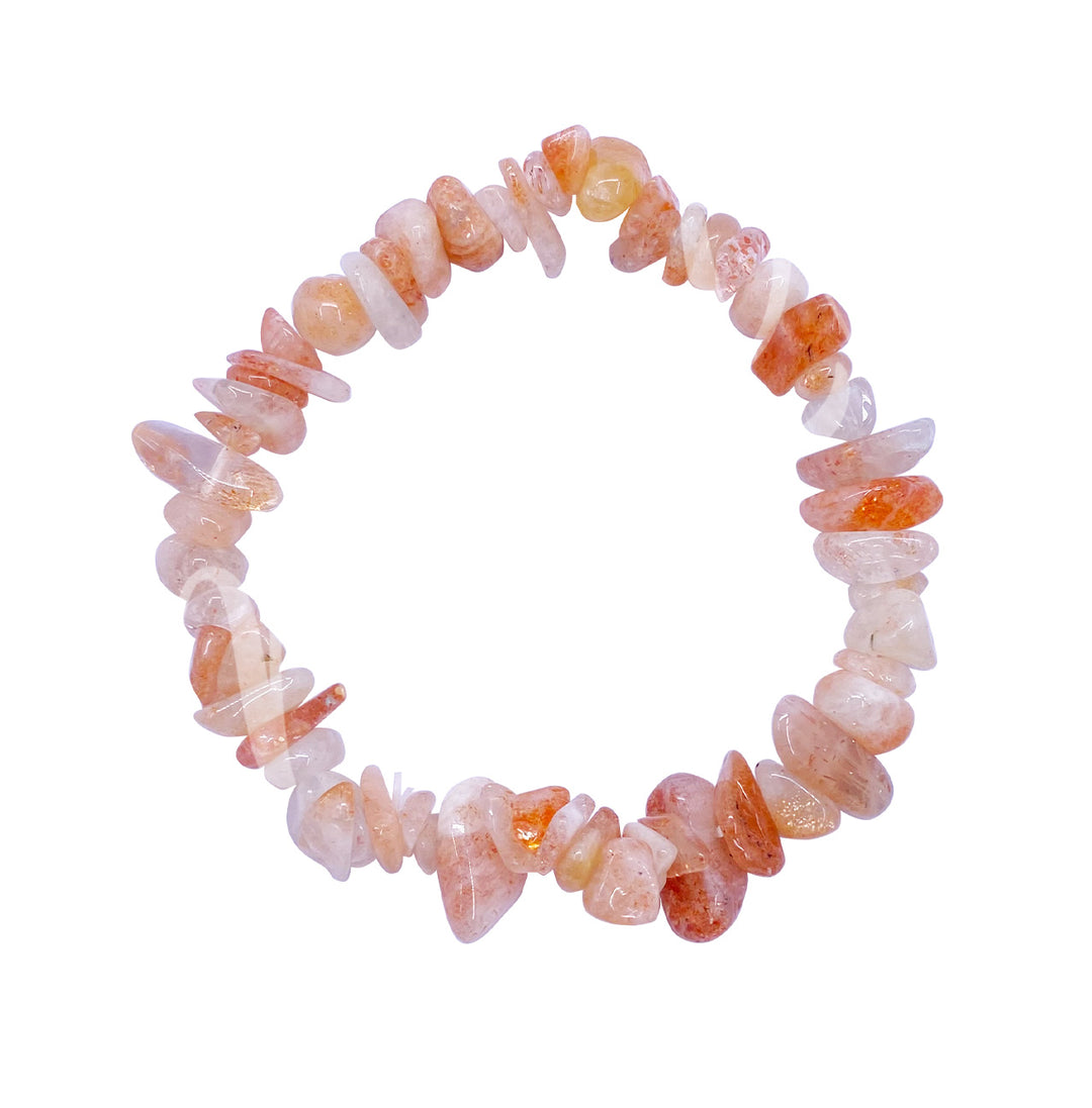 Pulsera Chips Piedra del Sol (5-8 mm) 7.15-7.25"