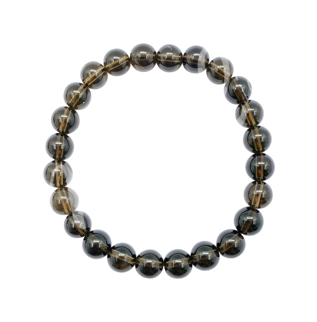 Bracelet Smoky Quartz (8mm) 8-8.5"