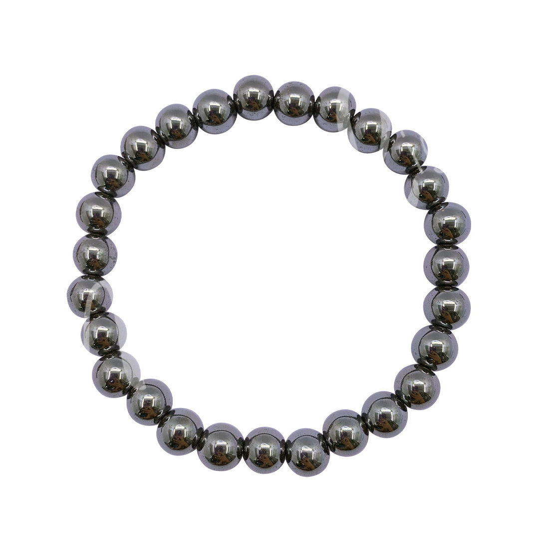 Bracelet Hematite (8mm) 8-8.5"