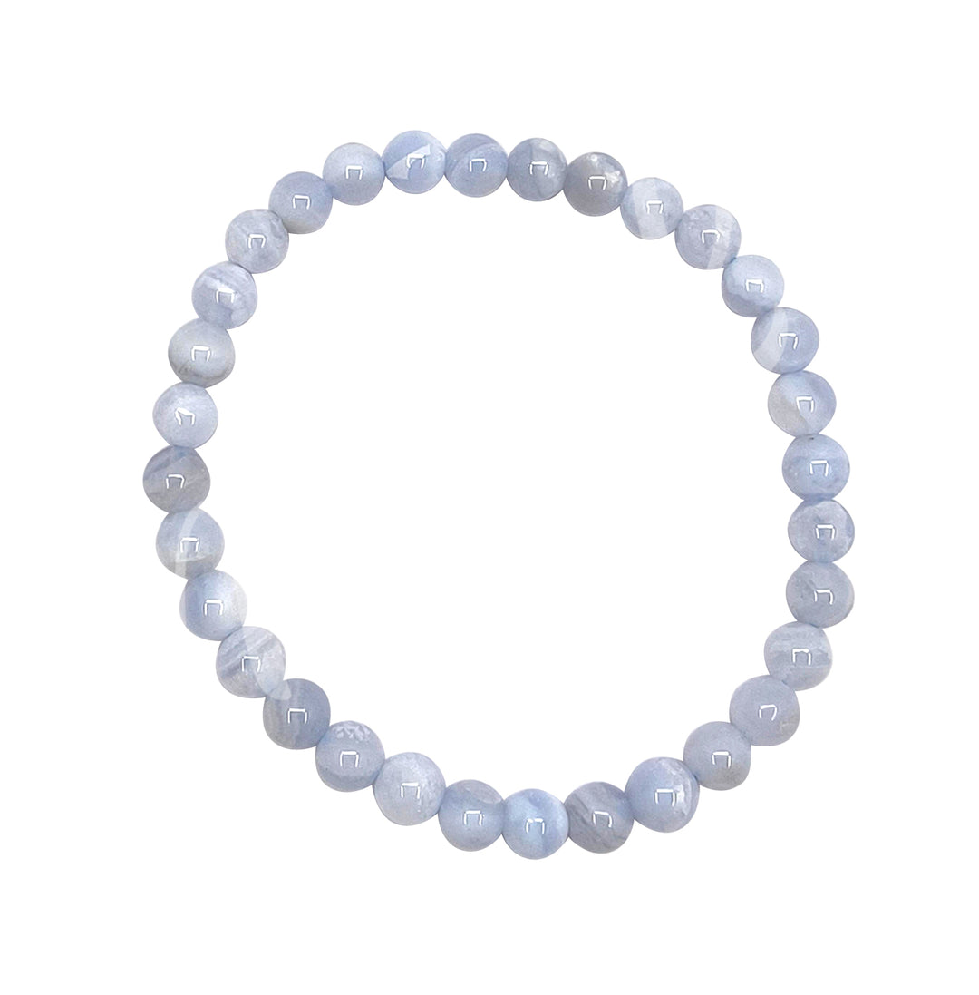 Bracelet Blue Lace Agate (6-7mm)