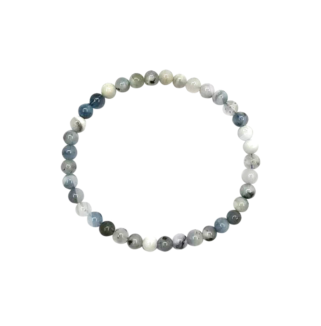 Bracelet Aquamarine (5mm) 7.15-7.25"