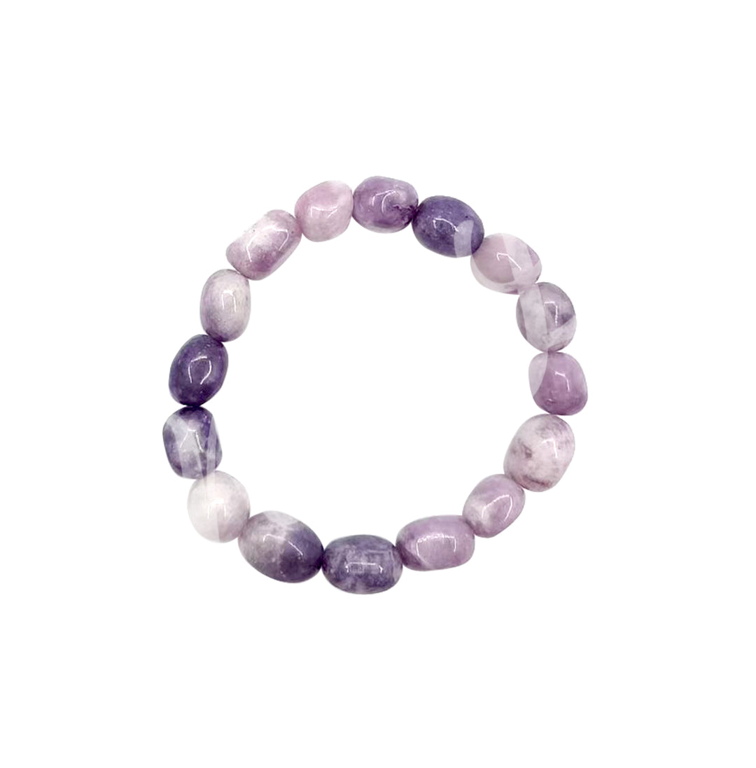 Bracelet Tumbled Stones Lepidolite (8 X 10mm) 7.45-7.5"