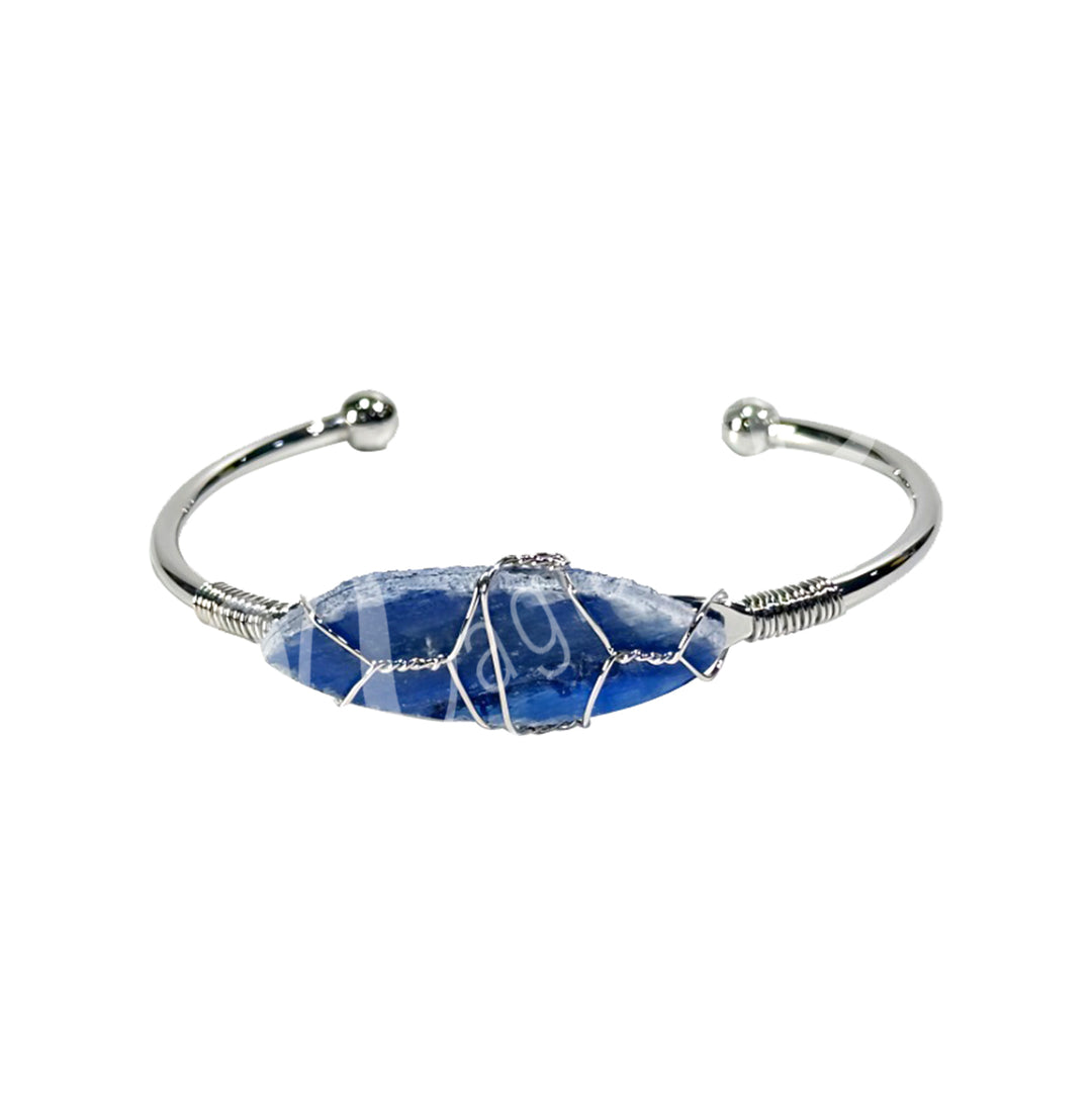 Bracelet Adjustable Wire Warped Kyanite