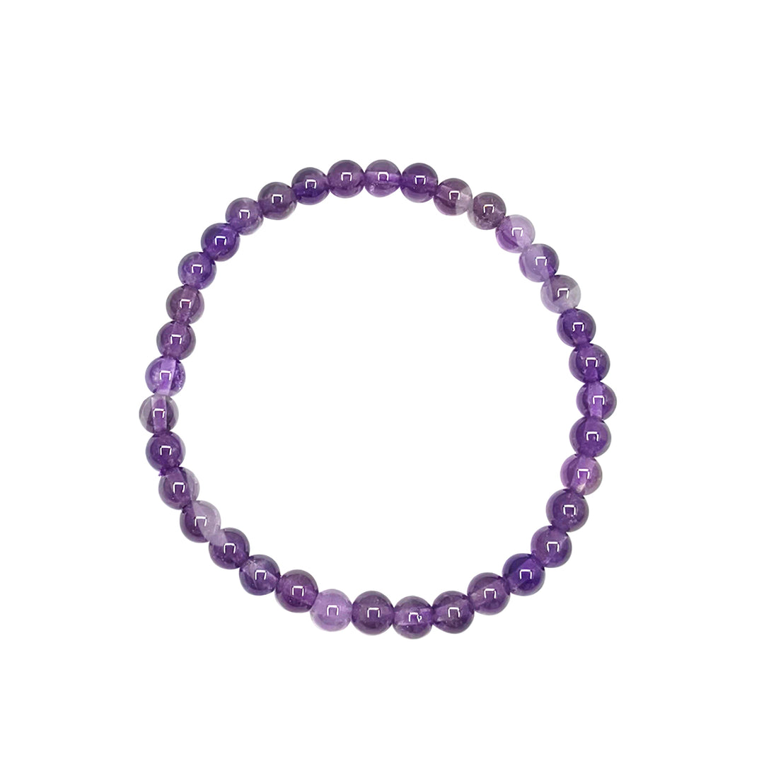Pulsera de Amatista para Niños (4 mm) 6-6,3"
