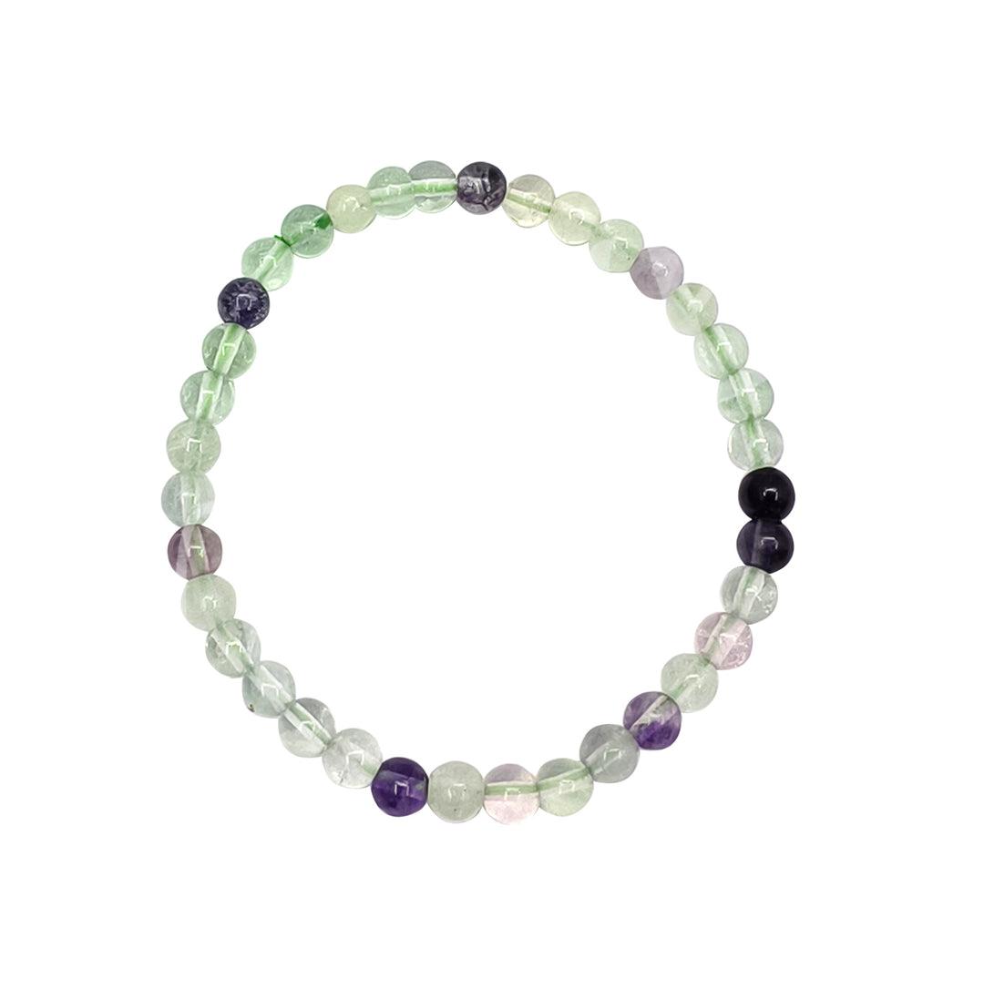 Pulsera de Fluorita para Niños (4 mm) 6-6,3″