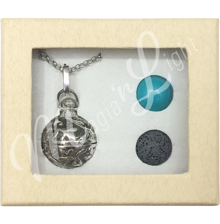 Harmony Ball Leaves Pendant Set