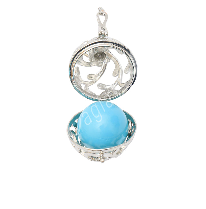 Harmony Ball Leaves Pendant Set