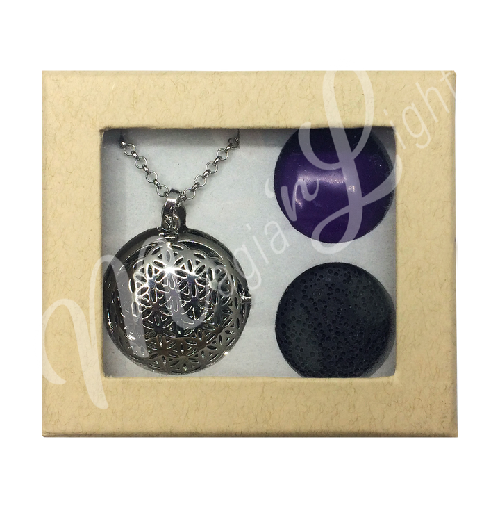 Harmony Ball Flower of Life Pendant Set