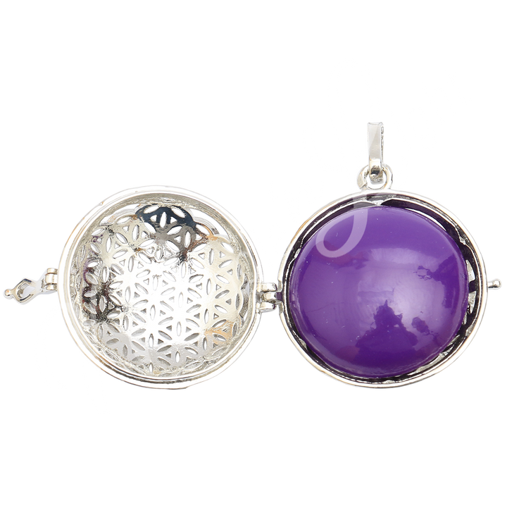 Harmony Ball Flower of Life Pendant Set