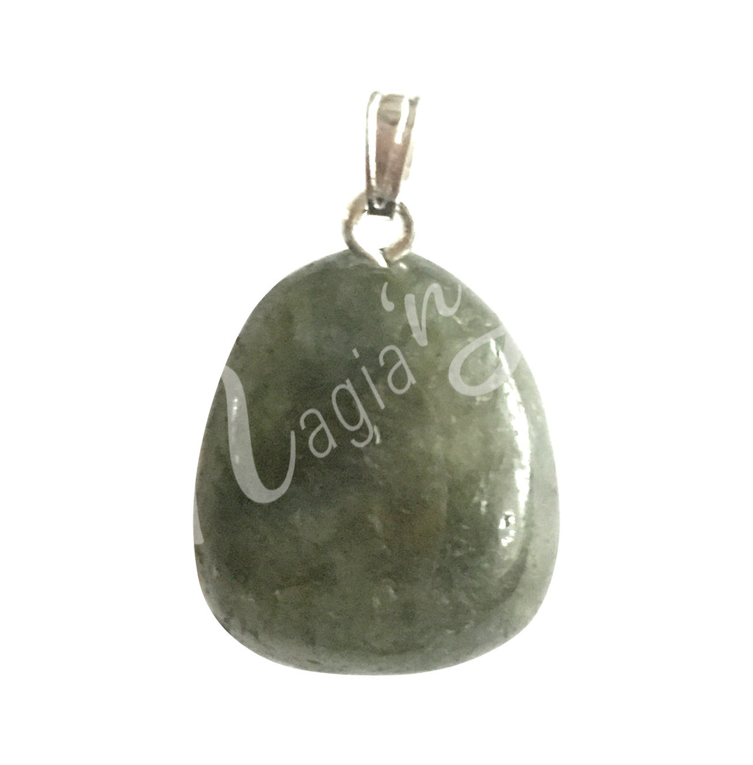 Pendant Tumbled Stone Labradorite 0.75-1"