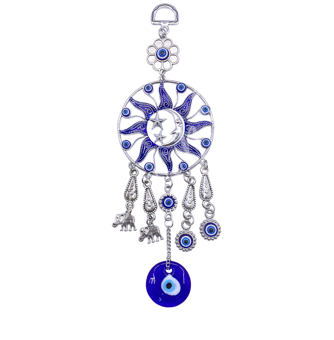 Hanging Evil Eye Celestial 8.25"L