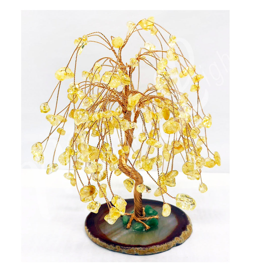 Willow Gem Tree Citrine 216 beads 7.75"