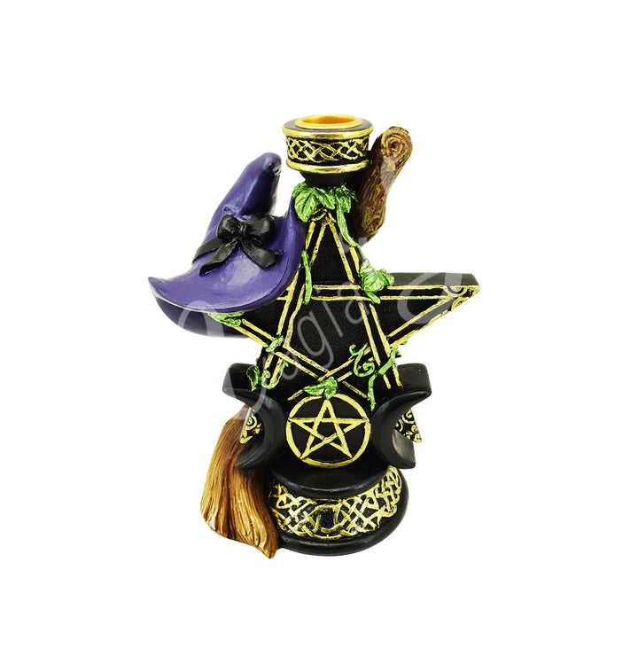 Cone Incense Holder Witch's Pentagram