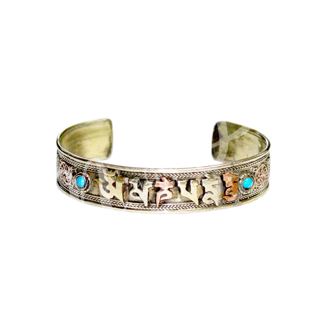 Bracelet Om Mani Padme Hum 2.75"