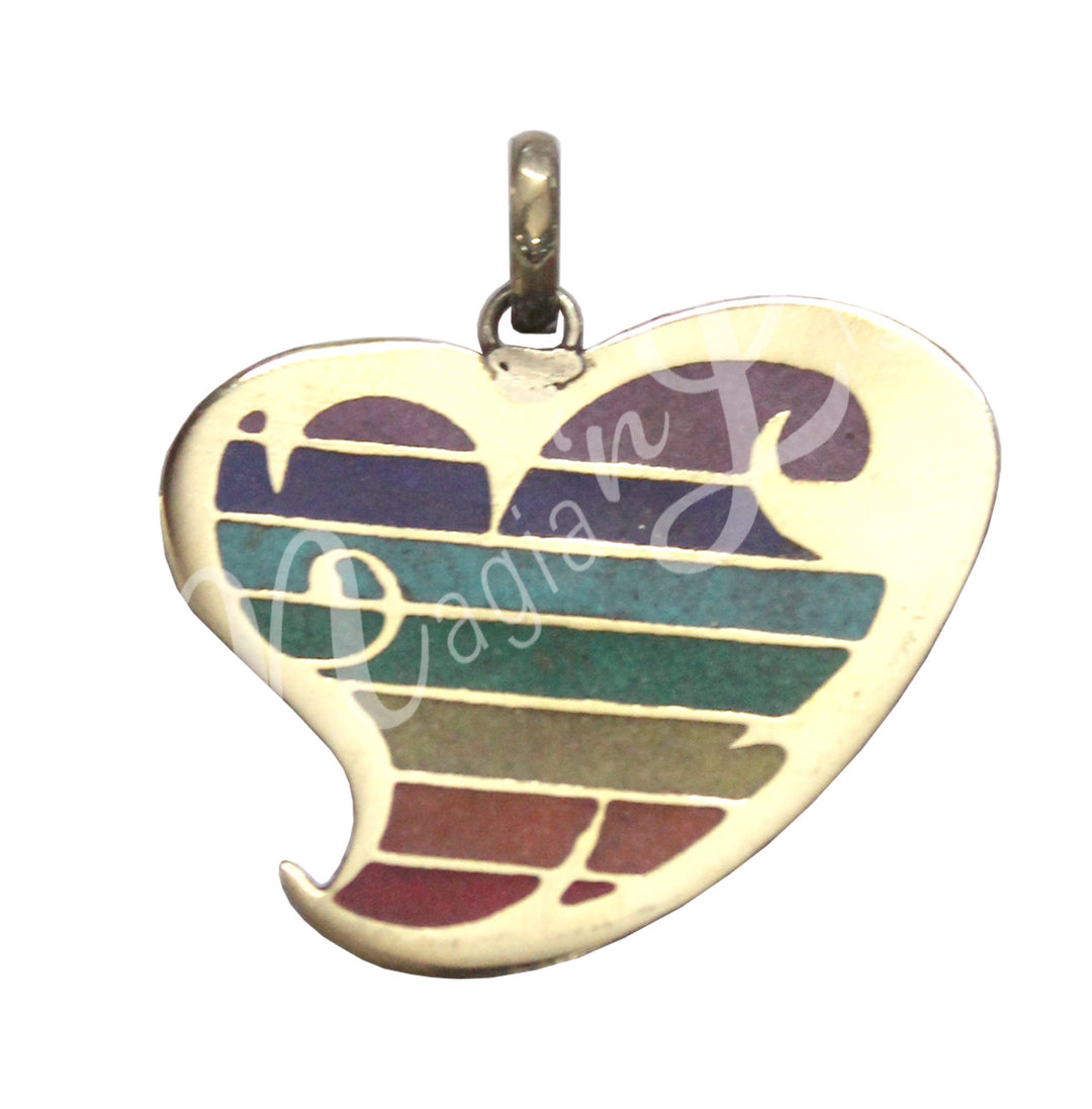 Pendant Chakra Heart 1.4"