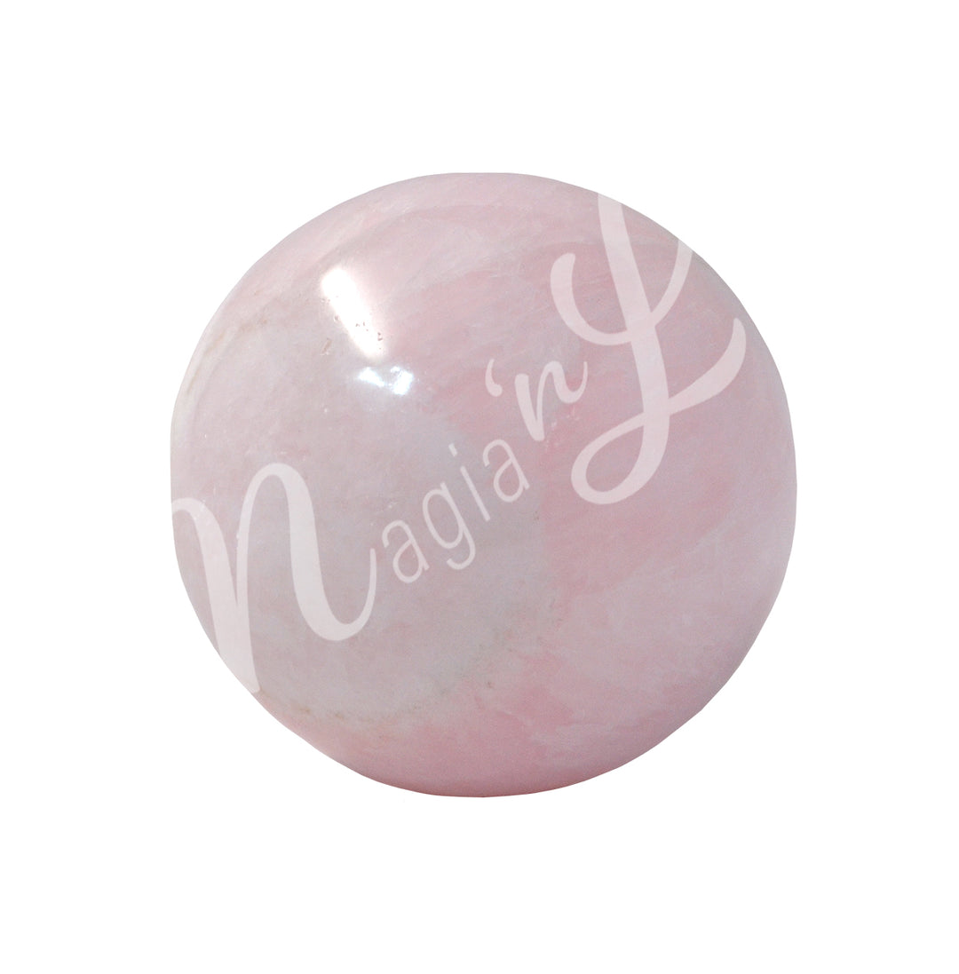 Sphere Calcite, Pink Mangano 2"