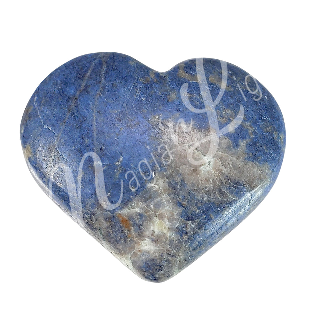 Heart Dumortierite 2-2.5″