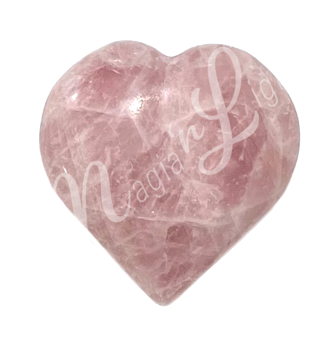 Heart-shaped lavender Quartz.