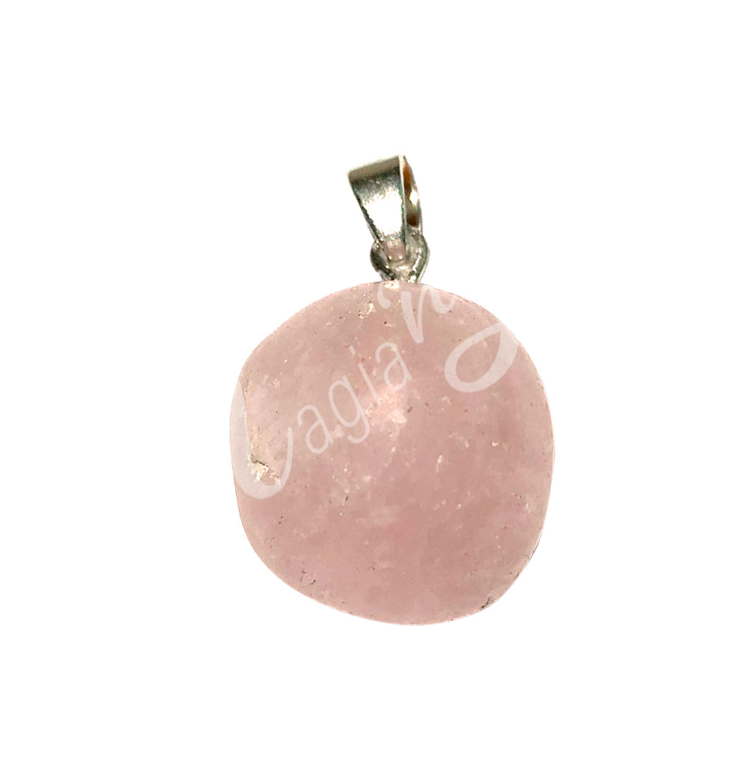 Pendant Tumbled Stone Lavender Quartz 0.5-0.75″