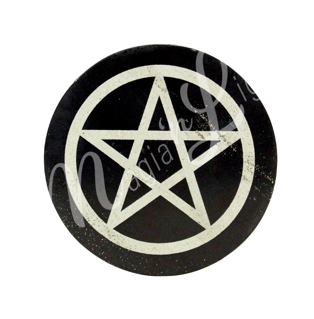 Incense Holder Black Onyx Pentacle