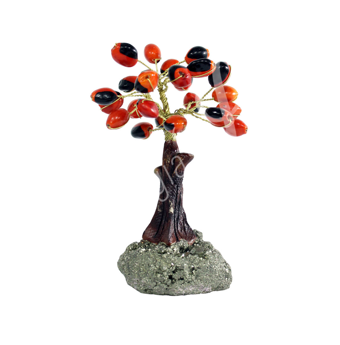 Gem Tree Huayruro with Pyrite Base 4.75"