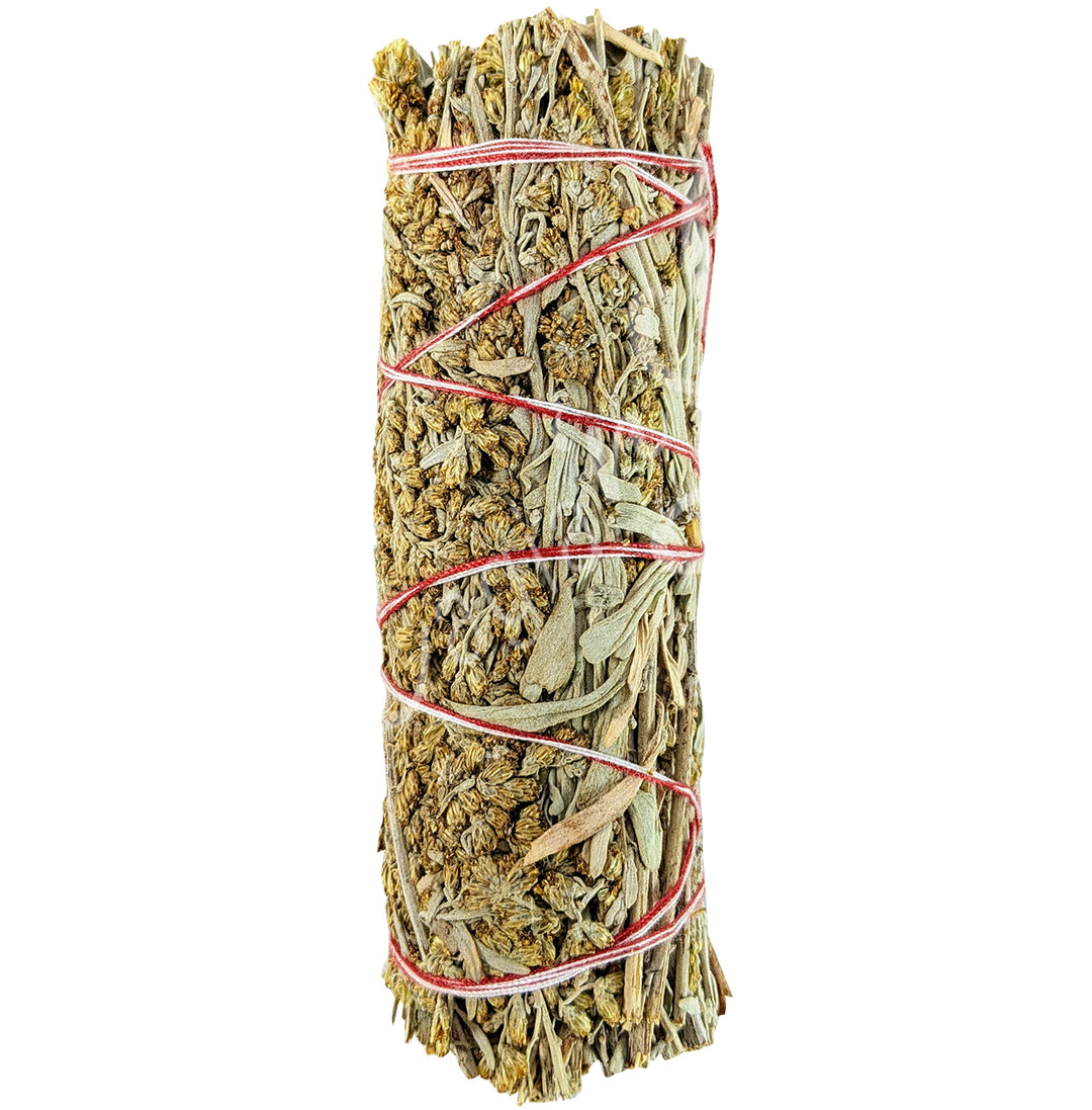 Smudge Stick White & Blue Sage 4-4.5″