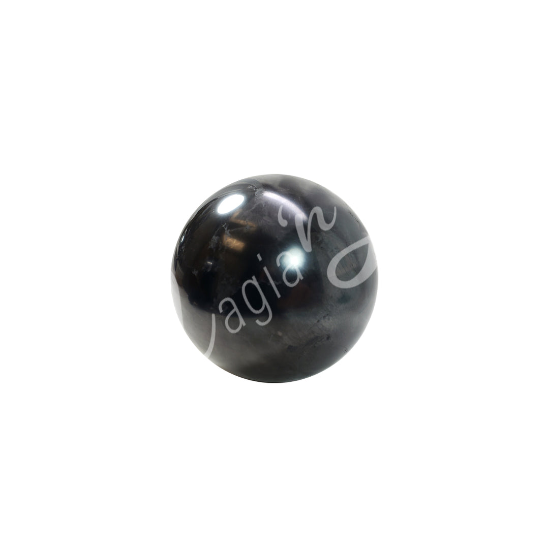A sphere made of shungite.