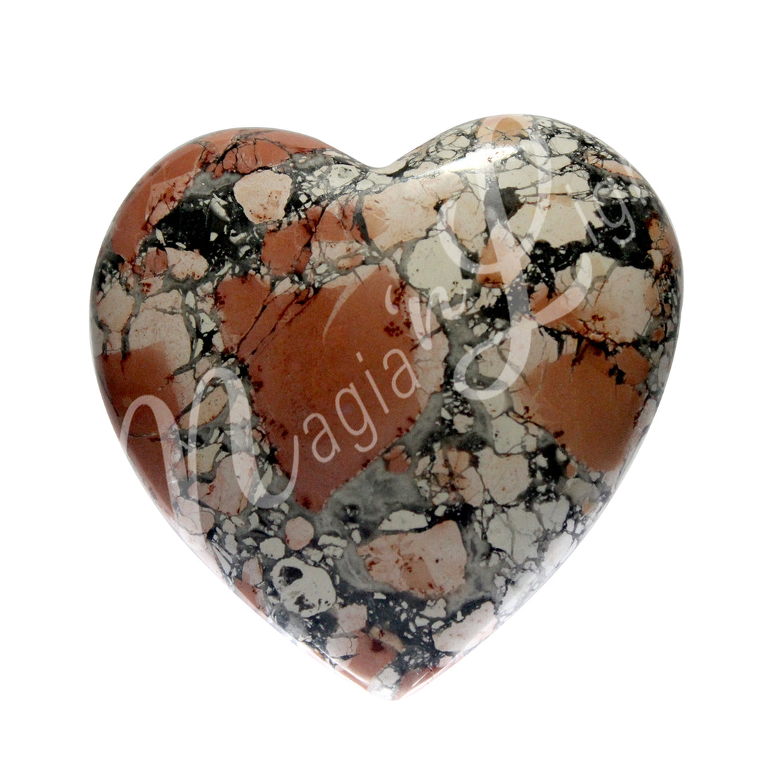Corazón de Jaspe Maligano 2″