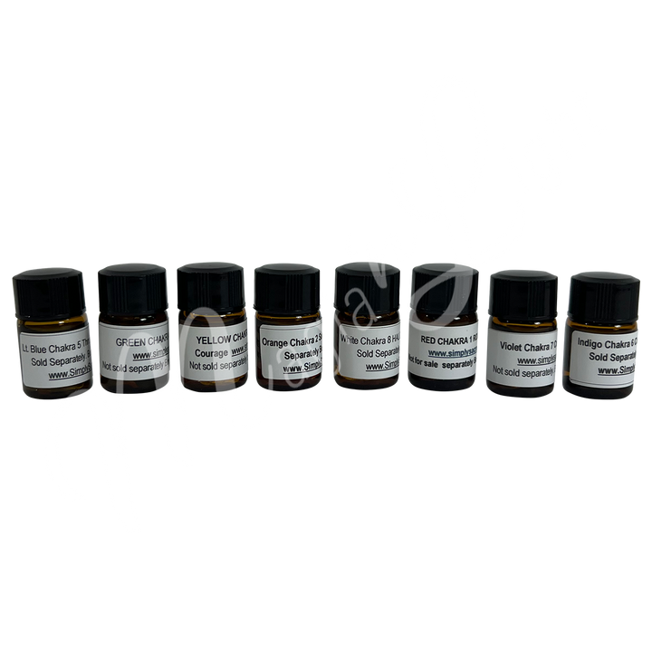 Mini Anointing Oil Chakra (set of 8)