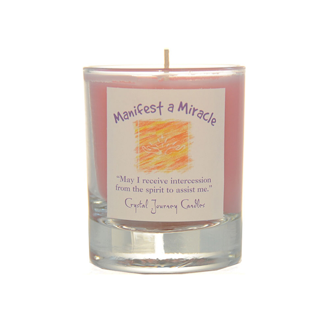Votive Candle Herbal Magic Manifest a Miracle