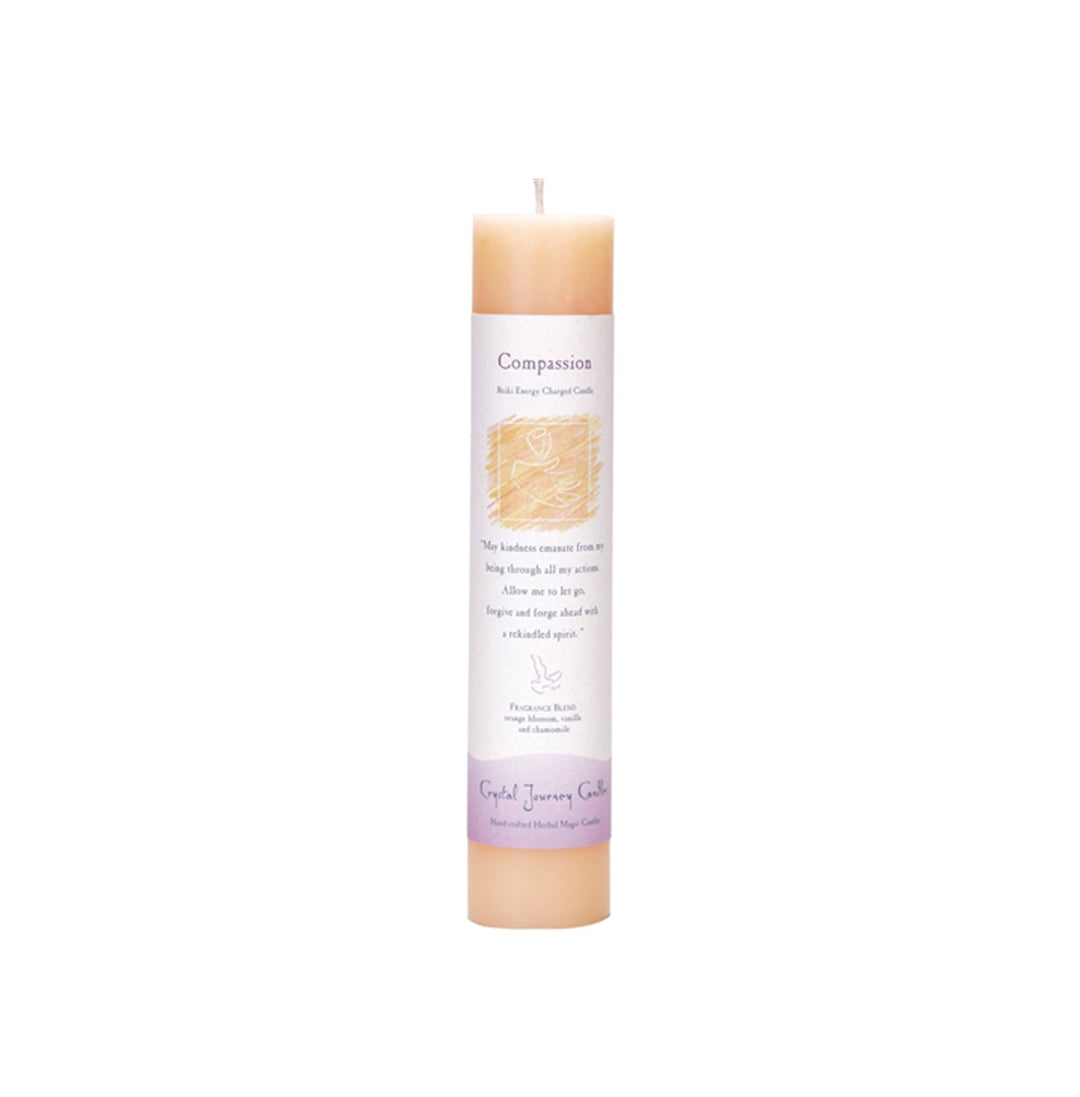Herbal Pillar Candle for Compassion