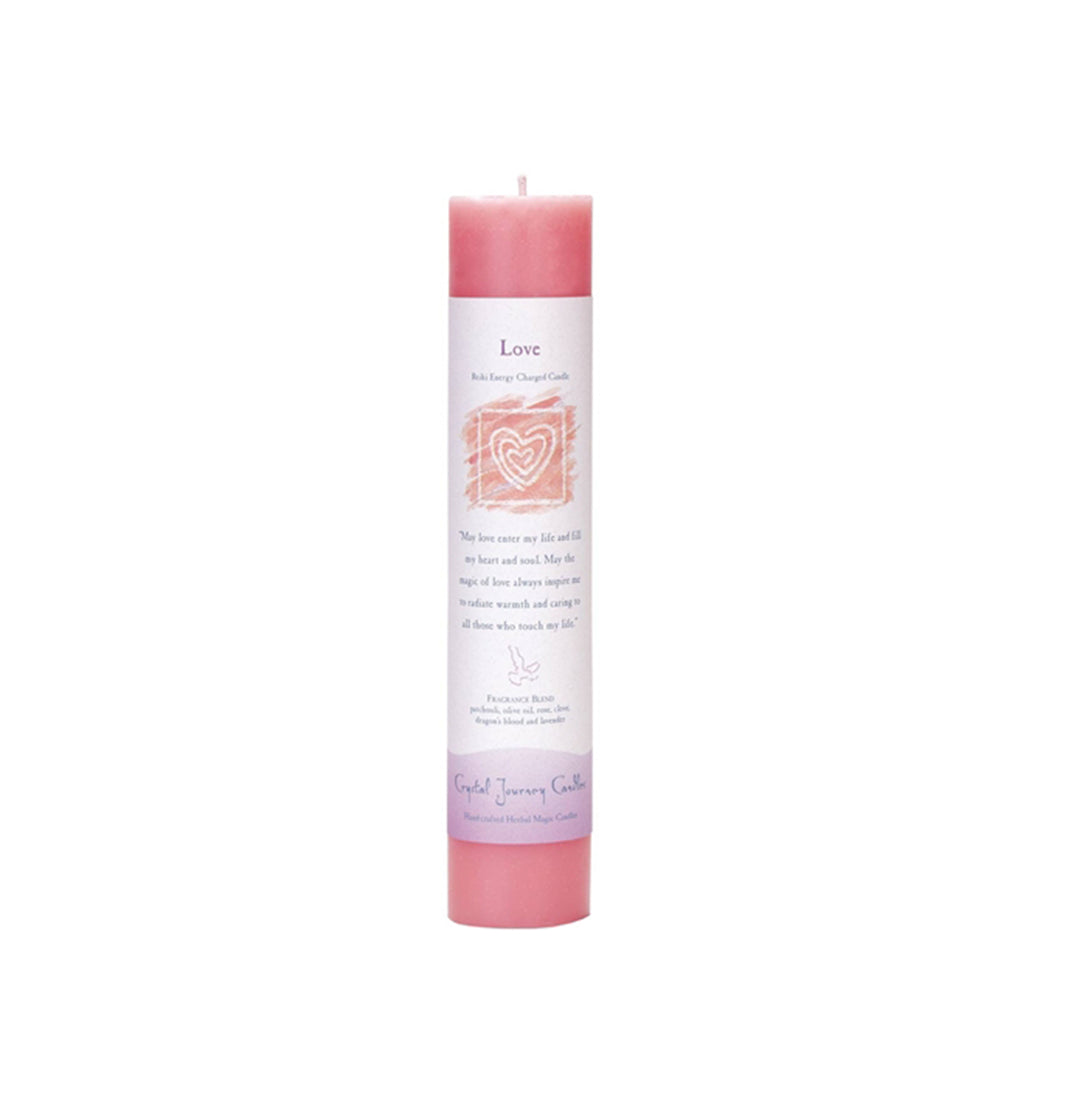 Herbal Pillar Candle for Love