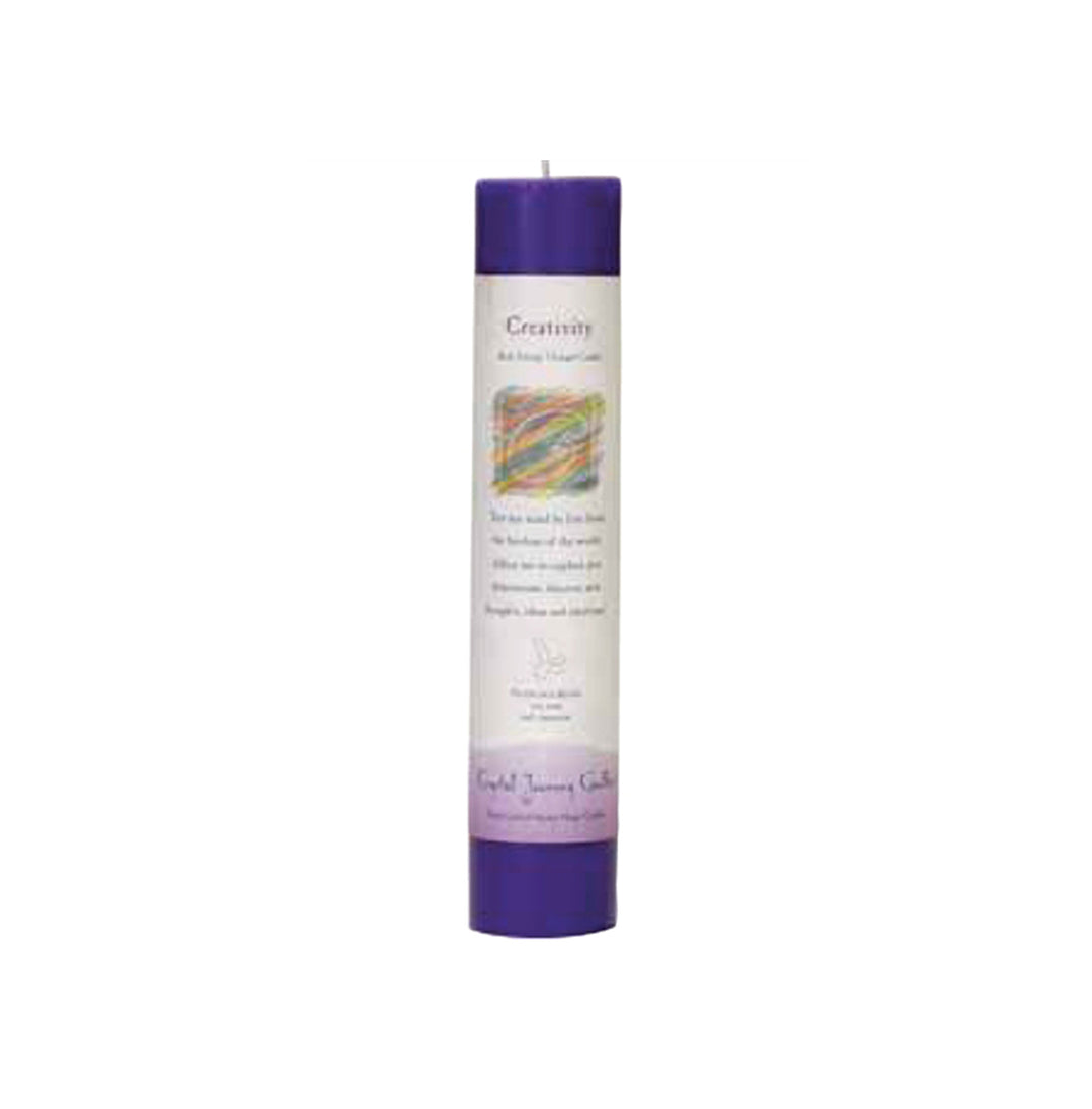 Herbal Pillar Candle for Creativity