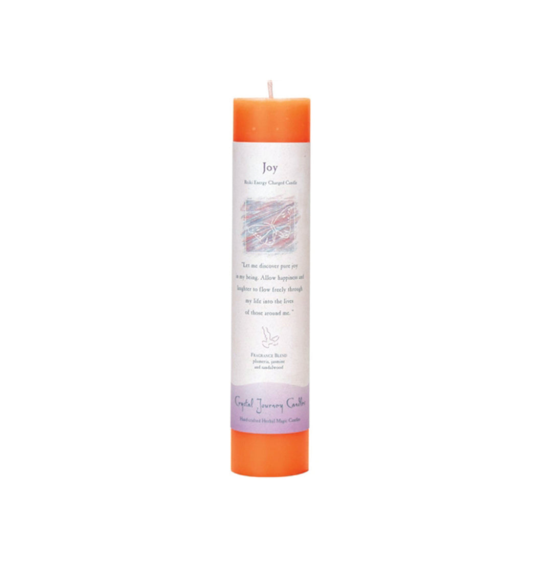 Herbal Pillar Candle for Joy