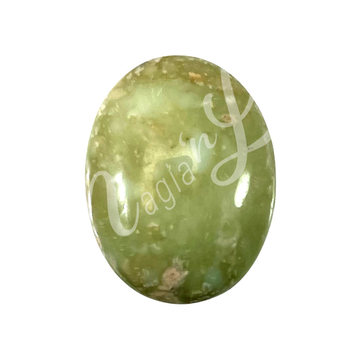 Palm Stone Chrysoprase 1.75 L X 1.3" W