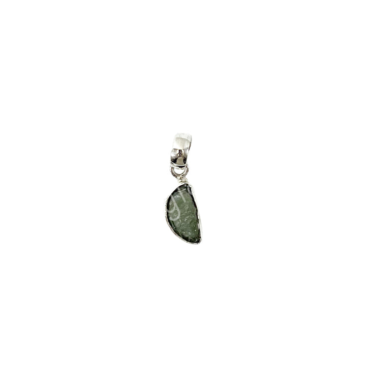 Sterling Silver Pendant Moldavite 18-20mm