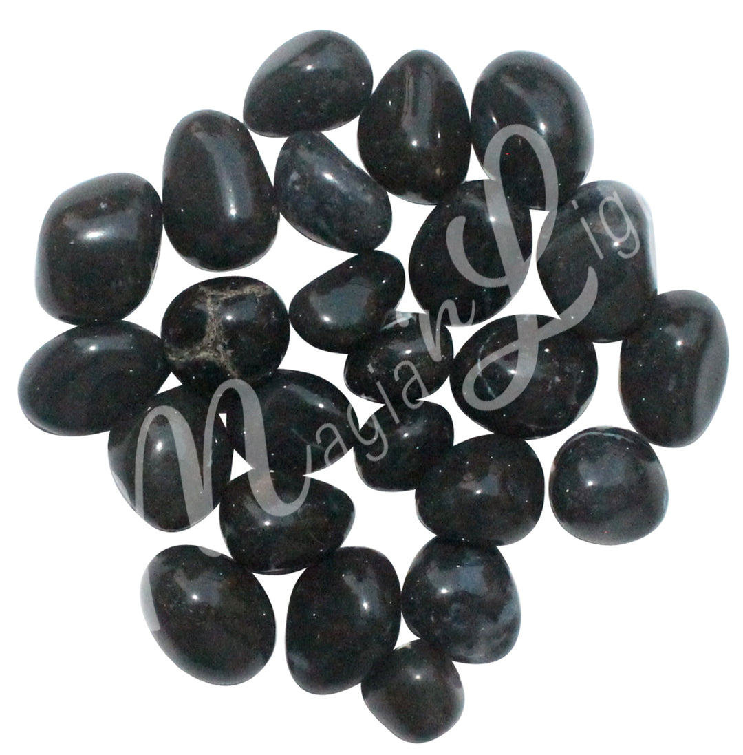 Tumbled Stone Black Agate 20-25mm