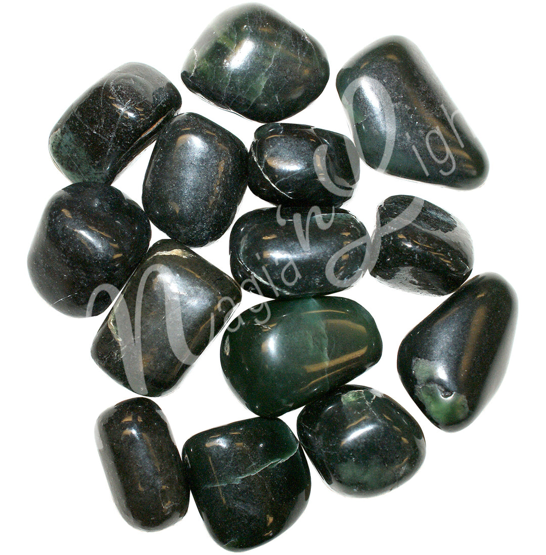 TUMBLED STONE KYANITE, GREEN 25 MM