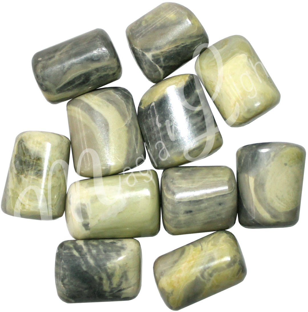 Tumbled Stone Serpentine Infinite 15-30mm