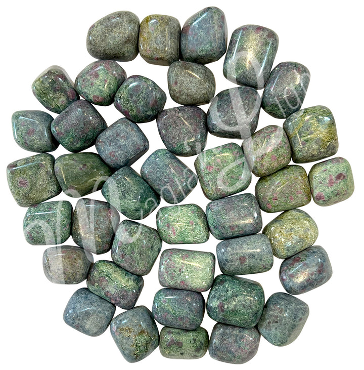 Tumbled Stone Ruby Zoisite with Mica 20-30mm