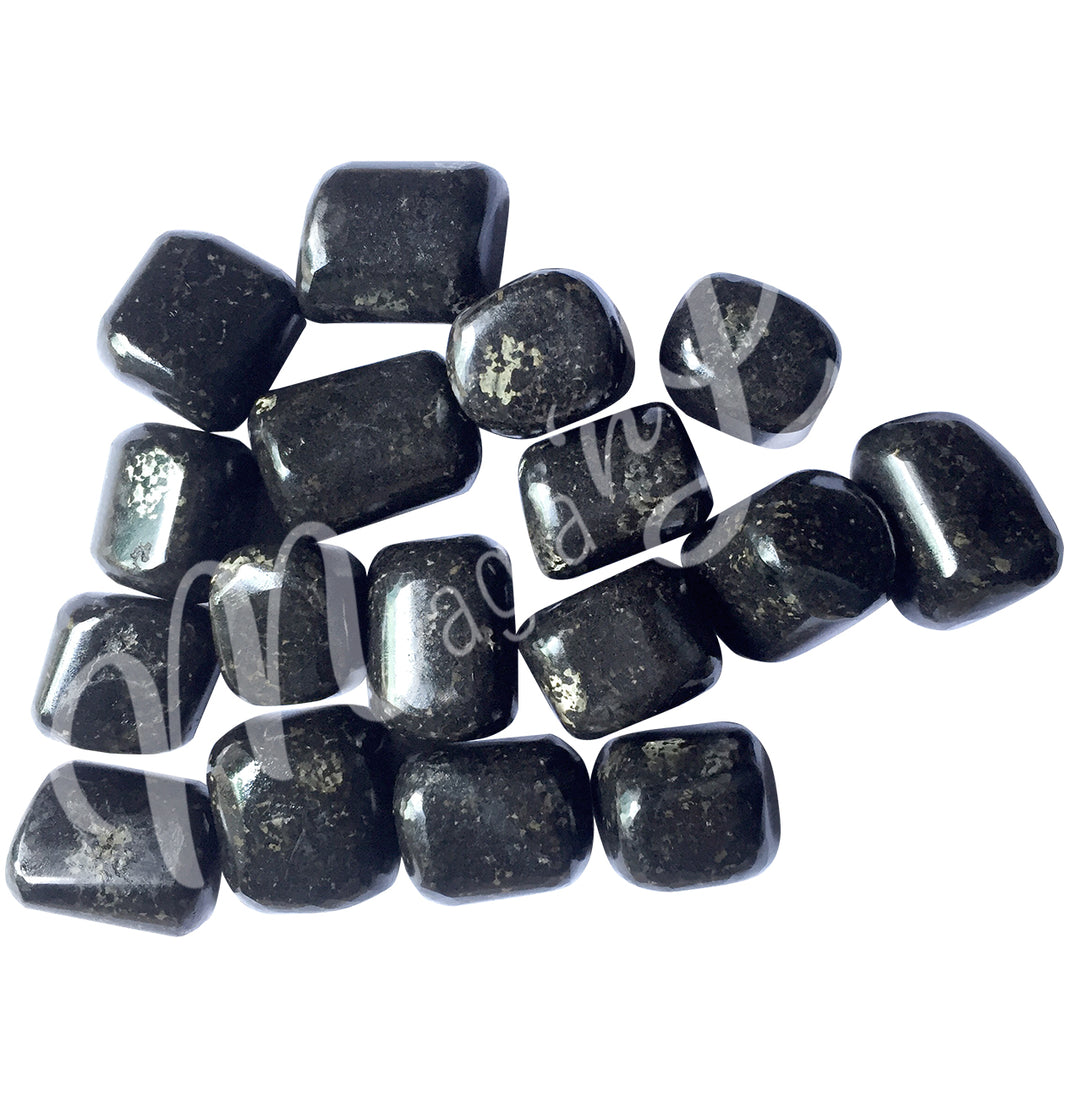 Tumbled Stone Black Galaxy Jasper 20-30mm