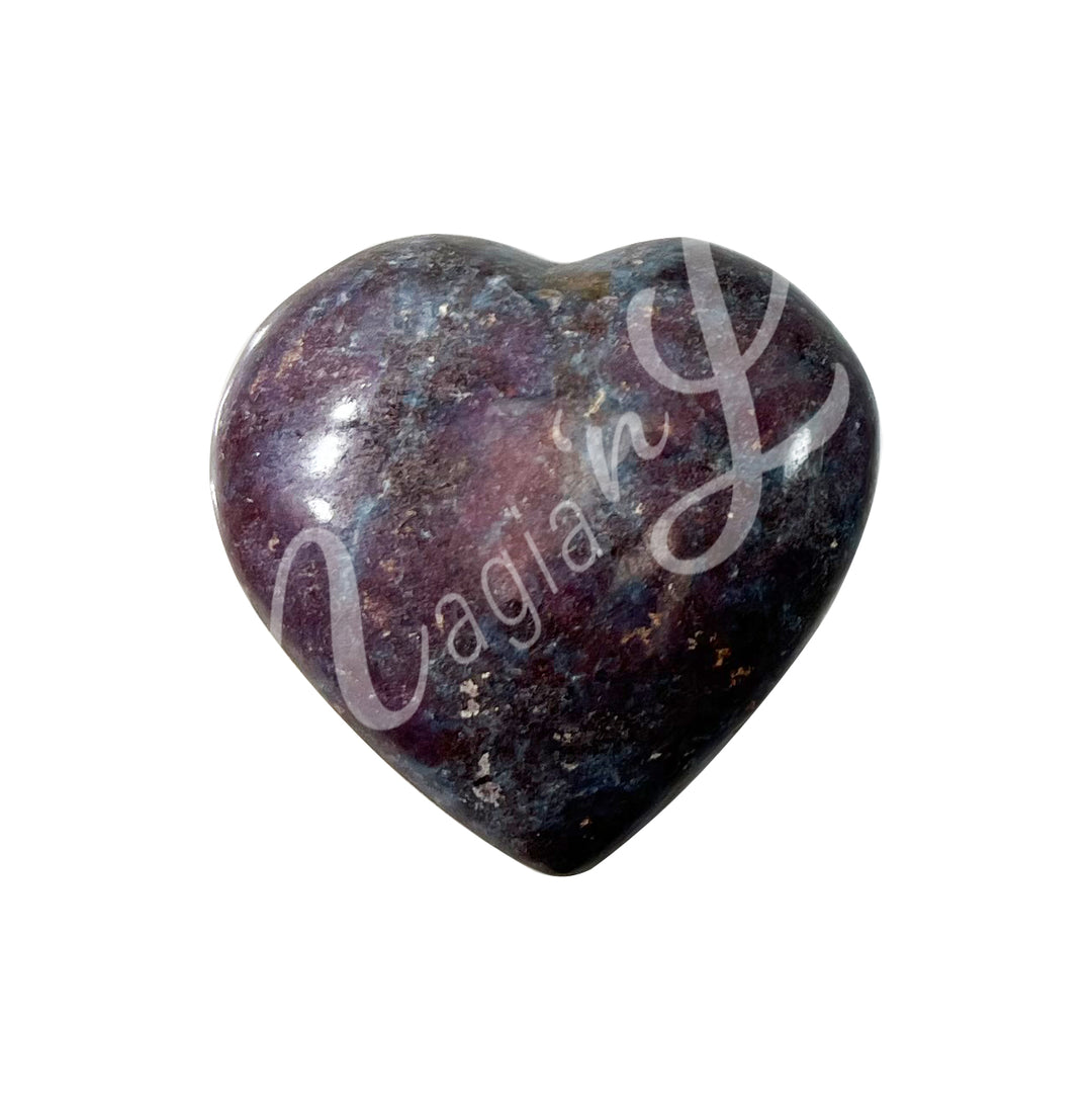 Heart Ruby with Kyanite 2″