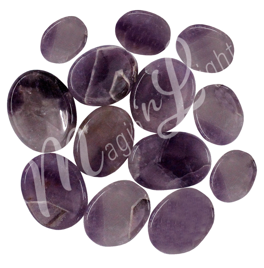 Worry Stone Amethyst 1.5-1.75″