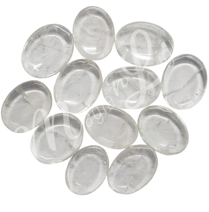 Worry Stone Crystal Quartz 1.5-1.75″