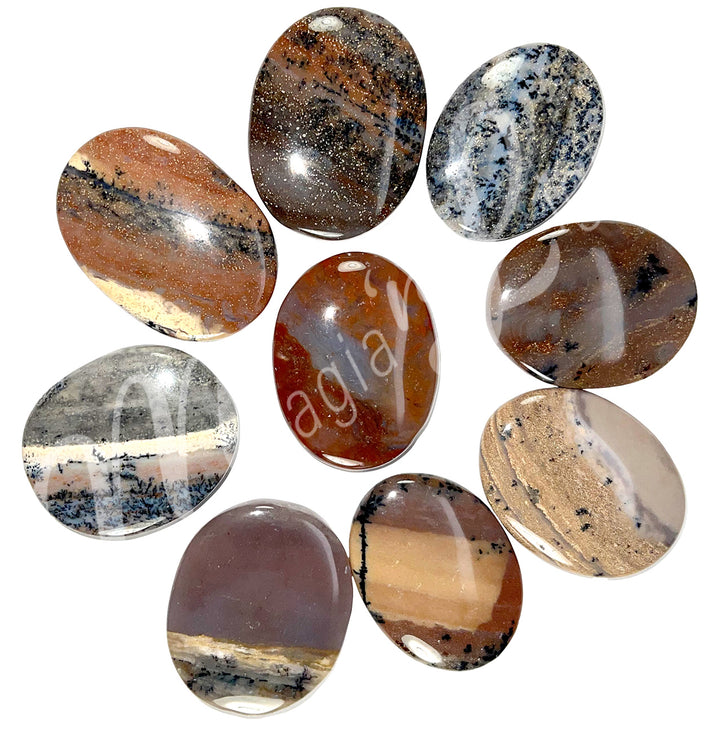 WORRY STONE JASPER 1.5-1.75″