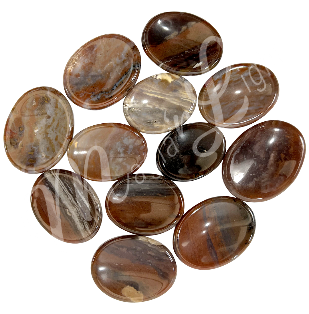 Worry Stone Jasper 1.5-1.75″