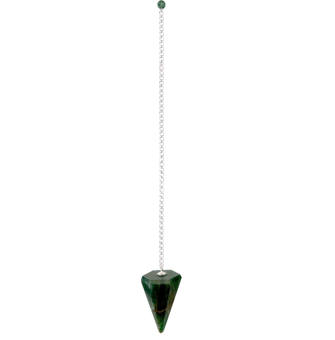 Pendulum Hexagonal Stones Plain Chain 8-9″L